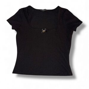 Elegant Urban Episode Black Women's Crop Top